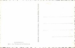 Lourdes - the Cave and Basilica CPA