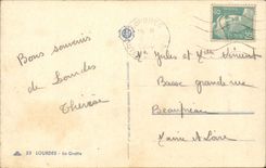 Lourdes - the Cave - CPA