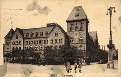 Metz - the Post office - CPA