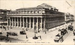 Bordeaux - the Large Theater - - CPA