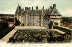 Langeais - Facade Interieure - CPA 