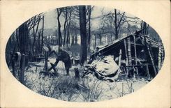 Fantasy - Man Logger - Woodcutter - CPA