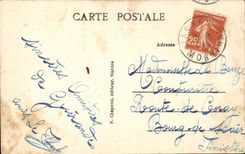 Guerande CPA the door Saint Michel