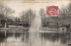 Nantes CPA Botanical garden the water jet