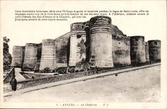 Angers CPA the castle