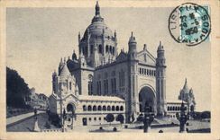 CPA mit der Basilika lisieux der Gesamtabbildung