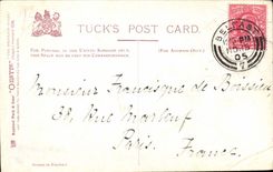 Ireland Ireland Belfast CPA Crossing the bar (boat)