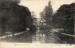 Schleppnetznetze auf dem Marne CPA der Garten von Jard und von Sparkasse