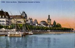Evian les Bains CPA Hydropathic establishment and the casino