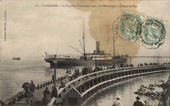 Saint Nazaire CPA die transatlantische Zwischenlage Martinique das den Hafen verlasst