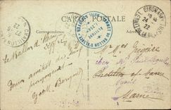 Die Gesamtabbildung Vosges-CPA auf dem Ballon von Elsass die Prozession der Felsen des Hirsches die Papiermuhle