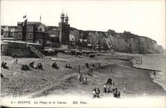 Dieppe CPA the beach and the casino