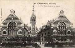 Fecamp CPA die Benedictine Ansicht vertreten vom allgemeinen Garten