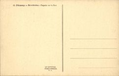 Fecamp CPA Benedictine Front auf der Strasse