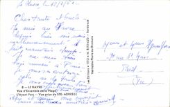 Le Havre CPA Overall picture of the beach before port Seen from of co Addresses