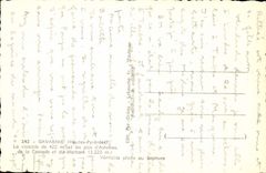 Gavarnie CPA the cascade and peaks of Astazou of the cascade and MArbore