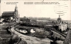 Good Help CPA the Notre Dame church and the Jeanne monument of arc