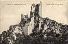 CPA Ruins of Drachenfels
