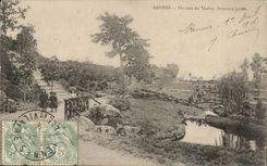 Rennes CPA Un coin du Thabor nouveau ajrdin