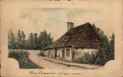 CPA Une chaumiere et mon coeur