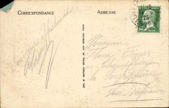 Lourdes CPA the esplanade and the castle