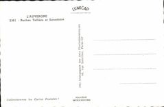 Auvergne CPA Tuillere Rocks and SAnadaire