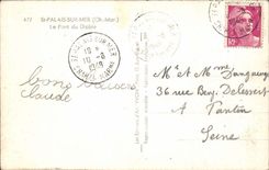 Saint Gaumen auf Meer CPA die Brucke des Teufels