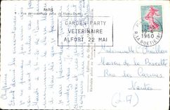 Paris MODERN CARD Panoramic View taken Our Lady (Scouts correspondence)