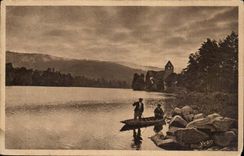 The Limousin CPA Crepuscule on the Dordogne has Beaulieu