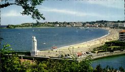 Saint Jean de Luz MODERN CARD Overall picture of the beach