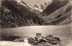 Umlagerungen von Cauterets CPA der See Gaube