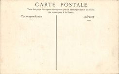 Castle of Chantilly CPA the frontage