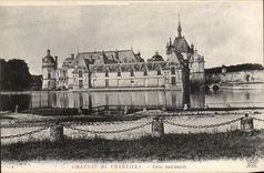 Castle of Chantilly CPA Western Southern part