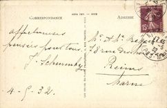 Nice CPA the walk of English and the palate of the Pier Night effect