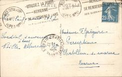 Nice CPA Seen from of the castle