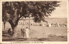 Saint Georges de Didonne CPA eine Ecke des Strandes