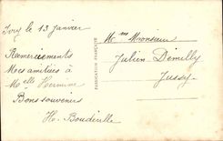 CPA Fantasy Happy New Year Flower