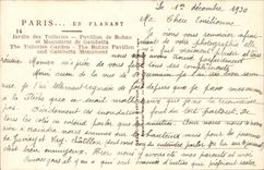 Paris CPA Jardin des Tuileries Pavillon de Rohan et monument de Gambetta