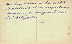 Mouchy chatel CPA the castle