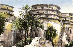 Algeria Scenes and types MODERN CARD Berber Dwelling