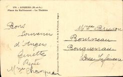 Angers CPA Places rallying the theater