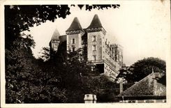 Pau CPA the castle seen of the park