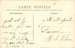 Compiegne CPA southern Staircase of the frontage on the park