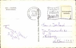 Paris CPA Notre DAme