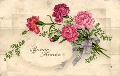 CPA Fantasy Happy New Year Flowers