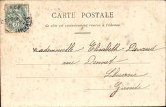 Bordeaux CPA the Gambetta monument