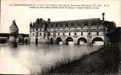 Chenonceaux CPA das chateua (Westkuste) historische Gebaude