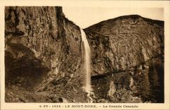 Auvergne CPA G Of O the mount gilds the large cascade