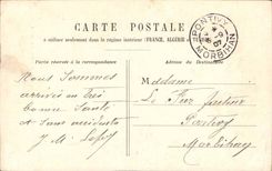 Gericht Paris-CPA des Louvre-Denkmales von Gambetta