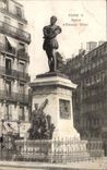 Statue Paris-CPA von Etienne Dolet